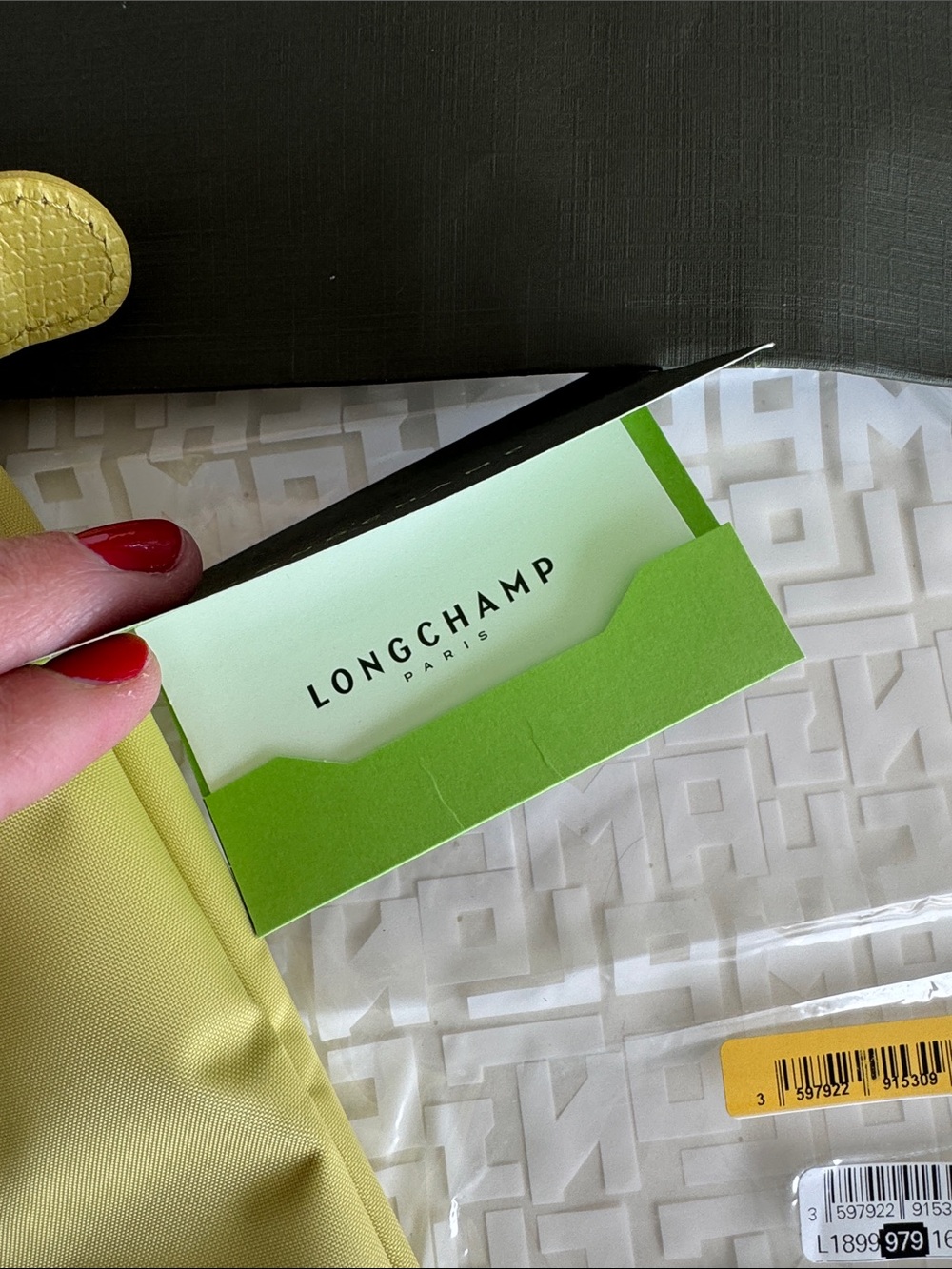 Longchamp LE PLIAGE ONE L TOTE BAG
Lime large long handle yellow green FRANCE - Picture 6 of 15